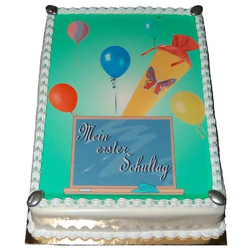 Foto- & Bildtorte, Eckige Form, Nr.S 001