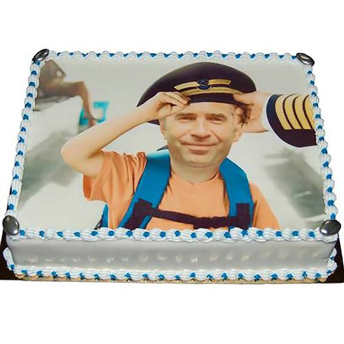 Foto- & Bildtorte, Eckige Form, Nr.F 001