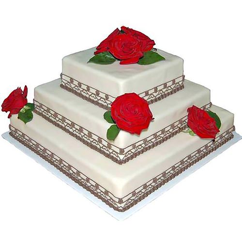 Hochzeitstorten, Drei Etagen, Nr.316