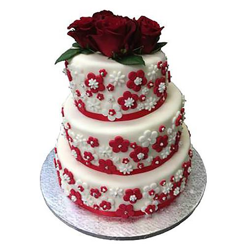 Hochzeitstorten, Drei Etagen, Nr.345