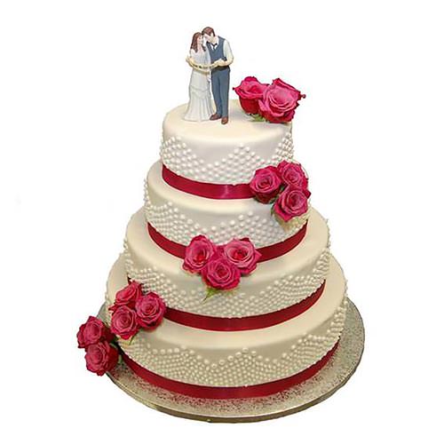 Hochzeitstorten, Vier Etagen, Nr.427