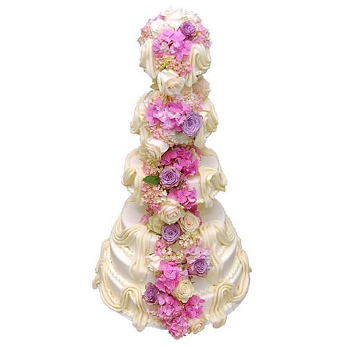 Hochzeitstorten, Sechs und mehr Etagen, Nr.603