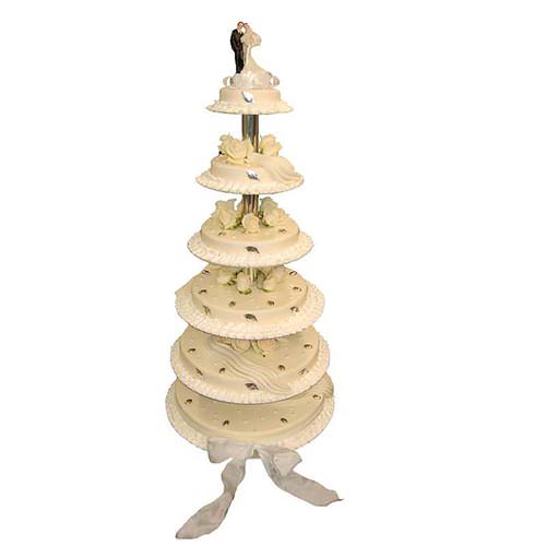 Hochzeitstorten, Sechs und mehr Etagen, Nr.601