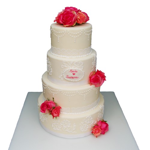 Hochzeitstorten, Vier Etagen, Nr.433