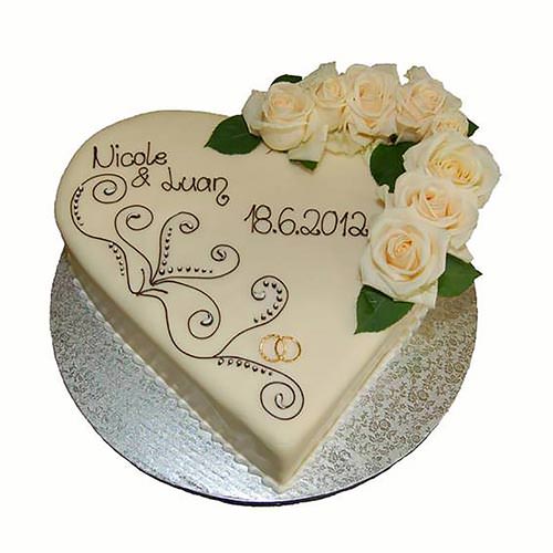 Hochzeitstorten, Für wahre Romantiker, Nr.H. 102