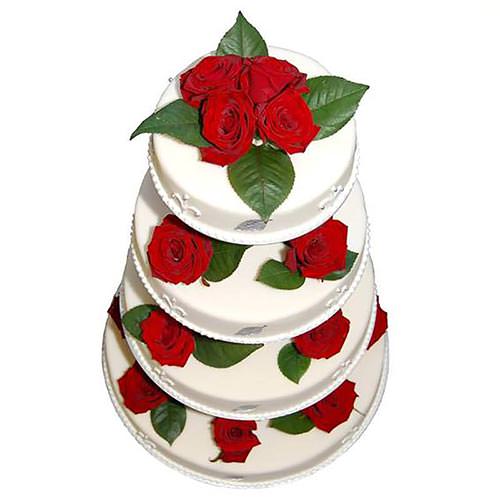 Hochzeitstorten, Vier Etagen, Nr.405